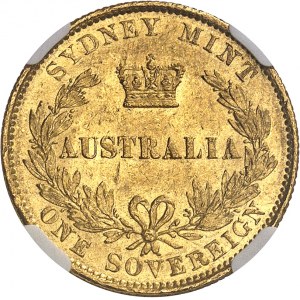 Victoria (1837-1901). Sovereign 1866, Sydney.
