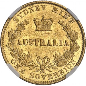 Vittoria (1837-1901). Sovrano 1867, Sydney.