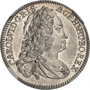 Charles VI (1711-1740). 1/4 thaler 1740, Hall.