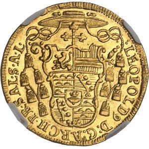 Salzbourg (évêché de), Léopold Anton Eleutherius von Firmian (1727-1744). Ducat 1734, Vienne.