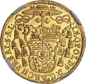 Salzbourg (évêché de), Léopold Anton Eleutherius von Firmian (1727-1744). Ducat 1734, Vienne.