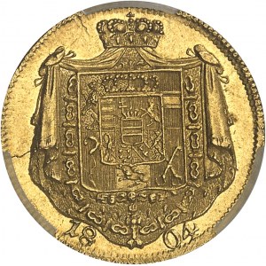 Salzbourg (évêché de), Ferdinand III de Toscane, prince-électeur (1803-1805). Ducat 1804 M, Salzbourg.