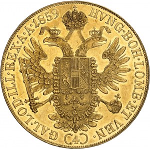 Franz Joseph I (1848-1916). 4 ducats 1859, A, Vienna.