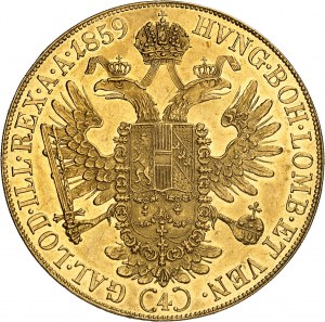 Franz Joseph I (1848-1916). 4 ducats 1859, A, Vienna.