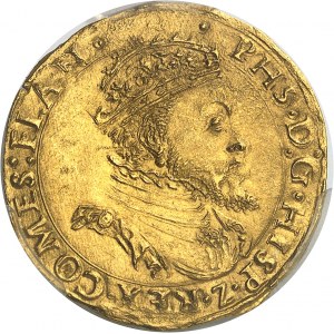 Flandern (Grafschaft), Philipp II. (1555-1598). Goldener Real (gouden reaal) ND (1557-1560), Brügge.
