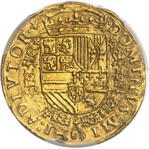 Flandern (Grafschaft), Philipp II. (1555-1598). Goldener Real (gouden reaal) ND (1557-1560), Brügge.