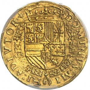 Flandria (hrabstwo), Filip II (1555-1598). Réal d'or (gouden reaal) ND (1557-1560), Brugia.