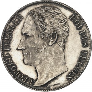 Leopold I. (1831-1865). Skúška 5 frankov Van Acker, Frappe spéciale (SP) 1847, Brusel.