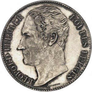 Leopoldo I (1831-1865). Prova di 5 franchi di Van Acker, Frappe spéciale (SP) 1847, Bruxelles.