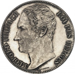 Leopold I. (1831-1865). 5-Franken-Versuch von Van Acker, Sonderprägung (SP) 1847, Brüssel.