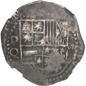 Philippe III (1598-1621). 8 reales ND (1612-1616) Q, P, Potosi.