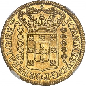 Jean V (1706-1750). 20000 reis (dobrão) 1726, M, Minas Gerais.