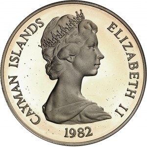 Elisabetta II (1952-2022). Moneta da 10 dollari, Anno Internazionale del Bambino 1979 (IYC) 1982, Londra.