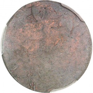 Trzecia Republika (1870-1940). Próba jednostronnego awersu monety o nominale 20 centów na blankiecie z brązu, Frappe spéciale (SP) 1879, A, Paryż.
