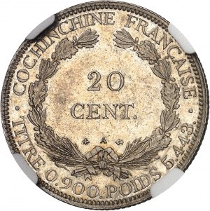 Third Republic (1870-1940). 20 centimes 1879, A, Paris.