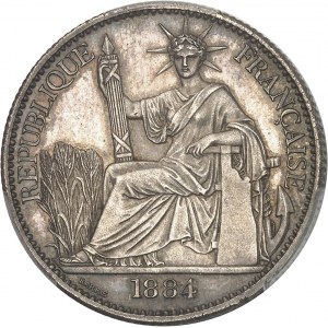 Tretia republika (1870-1940). 50 centov, leštený blanket (PROOF) 1884, A, Paríž.