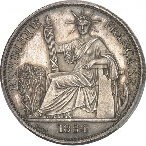 Trzecia Republika (1870-1940). 50 centów, czerniony blankiet (PROOF) 1884, A, Paryż.