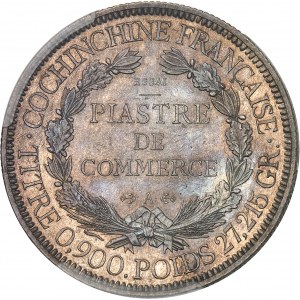 Trzecia Republika (1870-1940). Essai de la piastre de commerce, Frappe spéciale (SP) 1879, A, Paris.