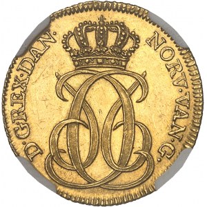 Christian VI (1730-1746). Ducat (1 guinée) 1738, Copenhague.