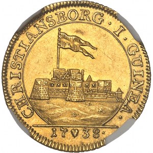 Christian VI (1730-1746). Ducat (1 guinée) 1738, Copenhague.