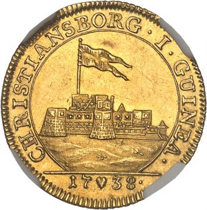 Christian VI (1730-1746). Ducat (1 guinea) 1738, Copenhagen.