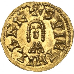 Visigoths, Swinthila (621-631). Tremissis ND (621-631), Barbi (Municipium Barbitanus / present-day Martos).