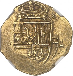 Filippo III (1598-1621). 2 escudos ND, Siviglia ?