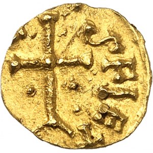 Austrasia, Metz, peněžní, Theudegiselus (Theudecisilus). Tremissis ND (600-650), Metz.