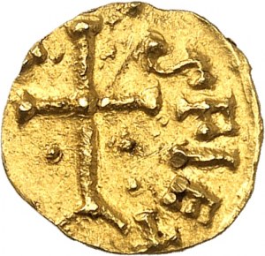 Austrasia, Metz, monetario, Theudegiselus (Theudecisilus). Tremissis ND (600-650), Metz.