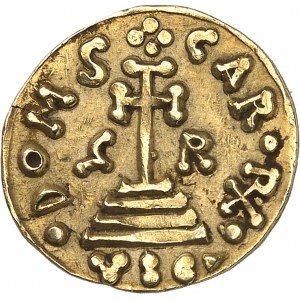 Benevento (kniežatstvo), Grimoald III, vojvoda s Karolom Veľkým (788-792). Solidus ND, Benevento.
