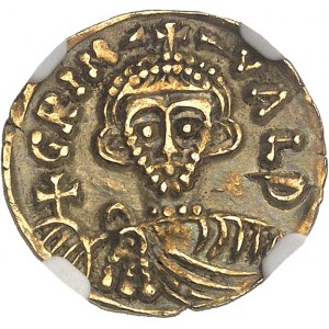 Benevento (knížectví), Grimoald III, vévoda Karla Velikého (788-792). Tremissis ND, Benevento.