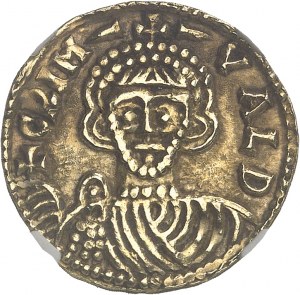 Benewent (księstwo), Grimoald III jako książę (792-806). Solidus, klasa 2 ND, Benevento.