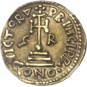Bénévent (principauté de), Grimoald III comme Prince (792-806). Solidus, classe 2 ND, Bénévent.
