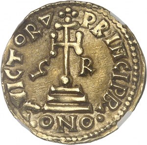 Bénévent (principauté de), Grimoald III comme Prince (792-806). Solidus, classe 2 ND, Bénévent.