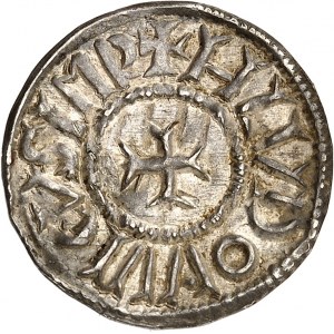 Ľudovít Pobožný (814-840). Denár, trieda 2 ND (819-822), Miláno.