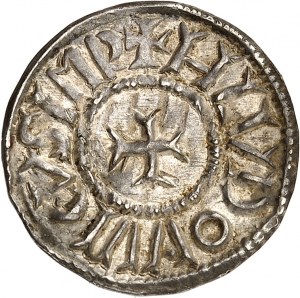 Louis the Pious (814-840). Denarius, class 2 ND (819-822), Milan.