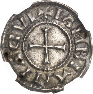 Karol II Łysy (840-877). Denar ND (840-877), Amiens.