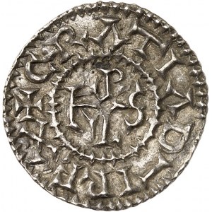 Carlo II il Calvo (840-877). Denario ND, Bayeux.
