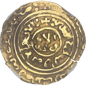 Louis IX dit Saint Louis (1245-1270). Dinar d’or frappé en Palestine 1251, Saint Jean d’Acre.