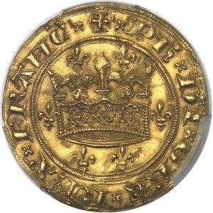 Philippe VI (1328-1350). Couronne d’or ND (1340).