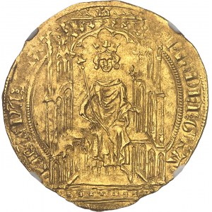 Filip VI (1328-1350). Dvojité zlato, 1. emise ND (1340).