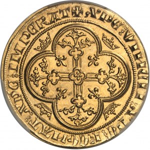 Philipp VI (1328-1350). Moderne Prägung des Goldenen Engels von Philipp VI. [1640] (c.1972), Münze von Paris für NI (Numismatique Internationale).