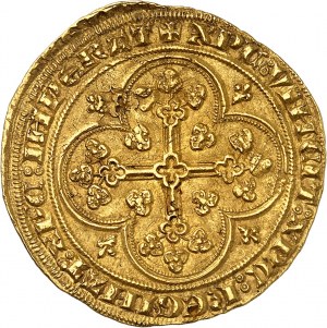 Philippe VI (1328-1350). Florin Georges, 1st ND issue (1341), Angers.