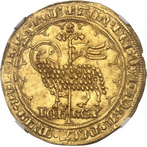 Jan II Dobry (1350-1364). Mouton d'or ND (1355).