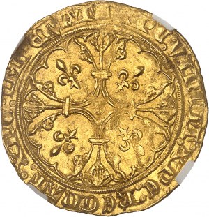 Giovanni II il Buono (1350-1364). Reale d'oro, 2a emissione ND (1359).