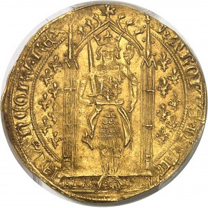 Charles V (1364-1380). Franc à pied ND (1365).