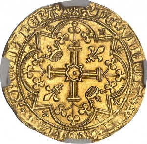 Karl V. (1364-1380). Franc à pied ND (1365).