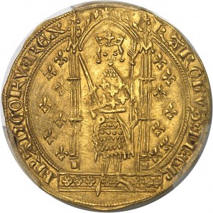 Charles V (1364-1380). Franc à pied ND (1365).