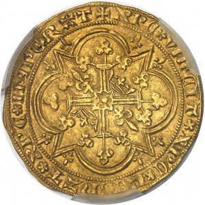 Charles V (1364-1380). Franc à pied ND (1365).