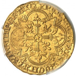 Karl VI. (1380-1422). Agnel d'or, 2. Ausgabe ND (1417), Paris.